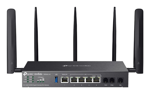 EAN 8885020626773 - TP-Link Omada DR3650V-4G router inalámbrico Gigabit Ethernet Doble banda (2,4 GHz / 5 GHz) Negro imagen 1