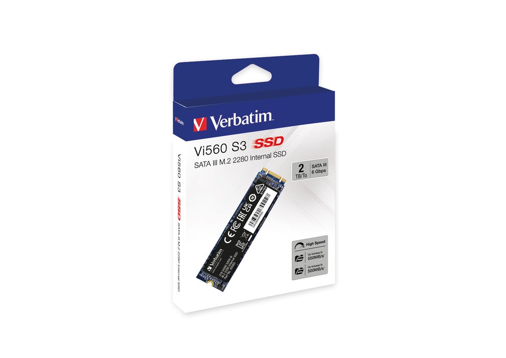 EAN 0023942493655 - Verbatim Vi560 S3 2 TB M.2 Serial ATA III 3D NAND imagen 1