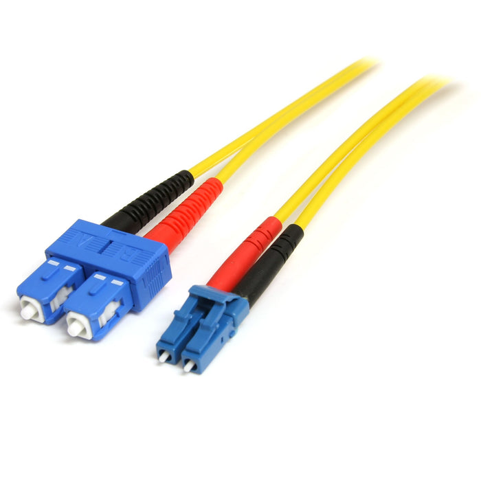 EAN 0065030810159 - StarTech.com SMFIBLCSC1 Cable de fibra óptica e InfiniBand Amarillo imagen 1