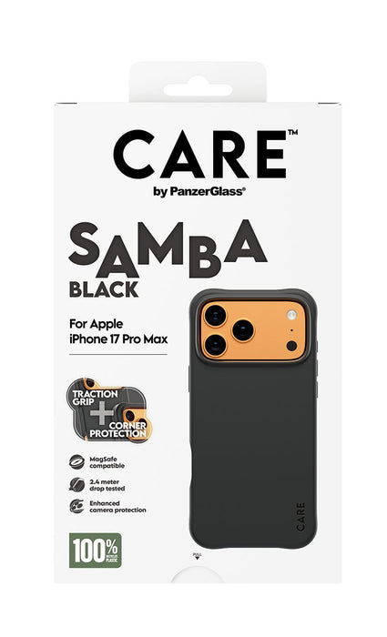 EAN 5715685027109 - PanzerGlass CARE by ® Fashionable Case Samba Black w. MagSafe iPhone 17 Pro Max funda para teléfono móvil imagen 3