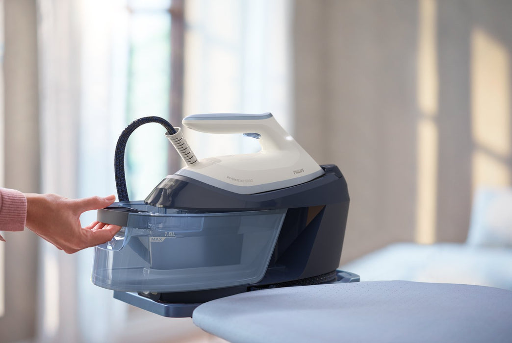 EAN 8720389015311 - Philips 6000 series PSG6026/20 estación plancha al vapor 2400 W 1,8 L Suela SteamGlide Plus Azul, Blanco imagen 12