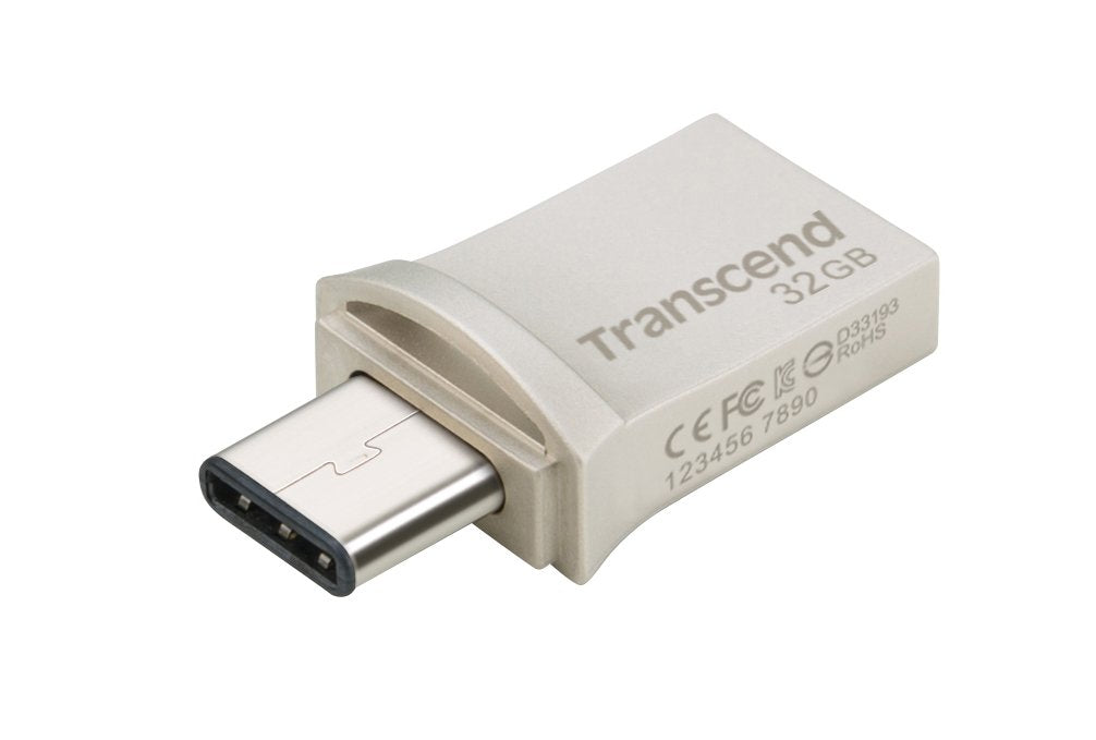 EAN 0760557833529 - Transcend JetFlash 890 32GB unidad flash USB USB Type-A / USB Type-C 3.2 Gen 1 (3.1 Gen 1) Negro, Plata imagen 5
