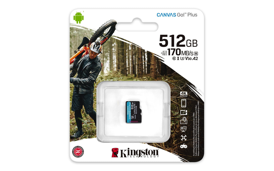 EAN 0740617301380 - Kingston Technology Canvas Go! Plus MicroSD UHS-I Clase 10 imagen 3