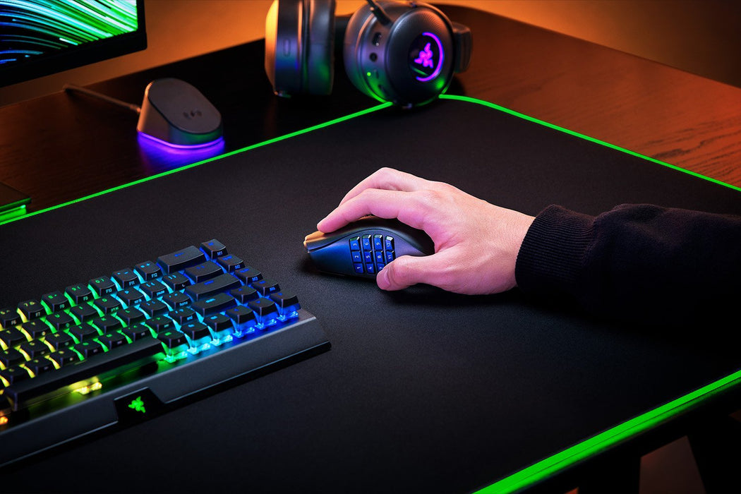 EAN 8886419333890 - Razer Naga V2 Pro ratón Juego mano derecha RF Wireless + Bluetooth + USB Type-C Óptico 30000 DPI imagen 3