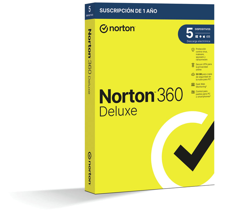 EAN 5397231019389 - Norton 360 Deluxe Seguridad de antivirus Base Español 1 licencia(s) 1 año(s) imagen 2