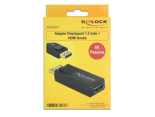 EAN 4043619655717 - DeLOCK 65571 cambiador de género para cable Displayport 1.2 HDMI Negro imagen 2