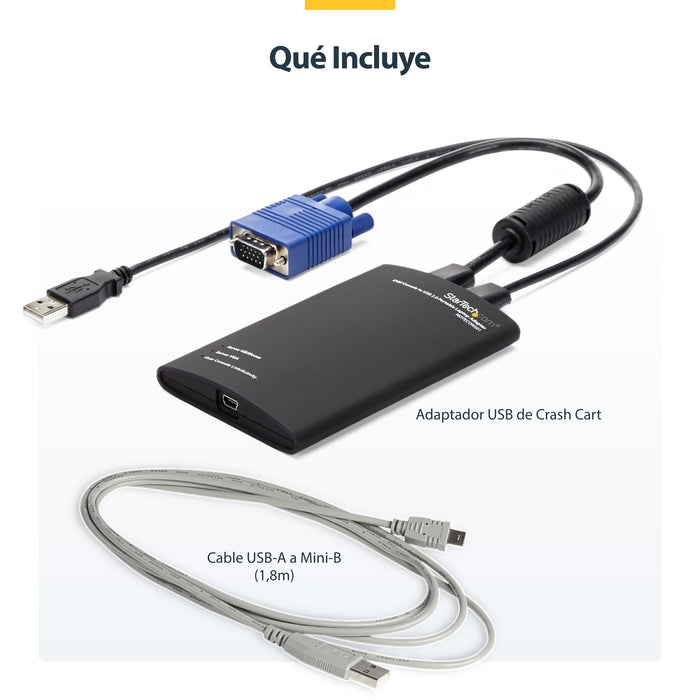 EAN 0065030835312 - StarTech.com NOTECONS01 cable para video, teclado y ratón (kvm) Negro imagen 21