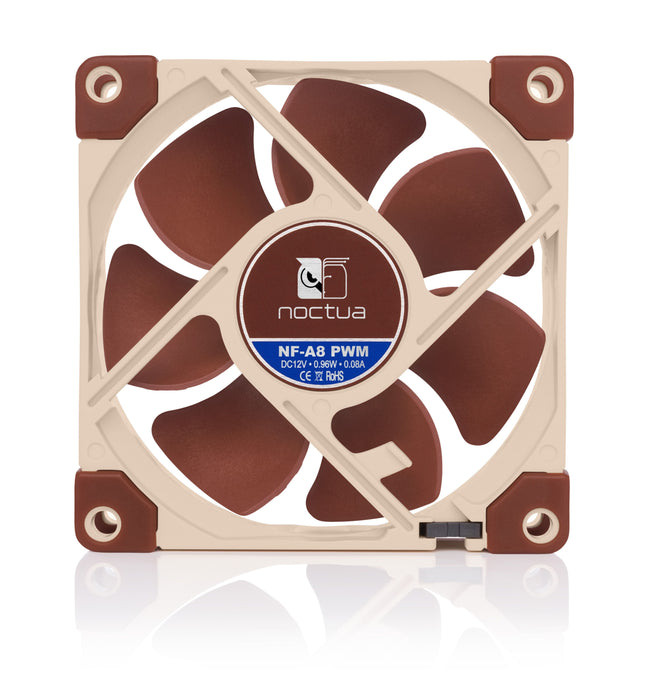 EAN 4716123315476 - Noctua NF-A8 PWM sistema de refrigeración para ordenador Carcasa del ordenador Ventilador 8 cm Beige, Mar imagen 4