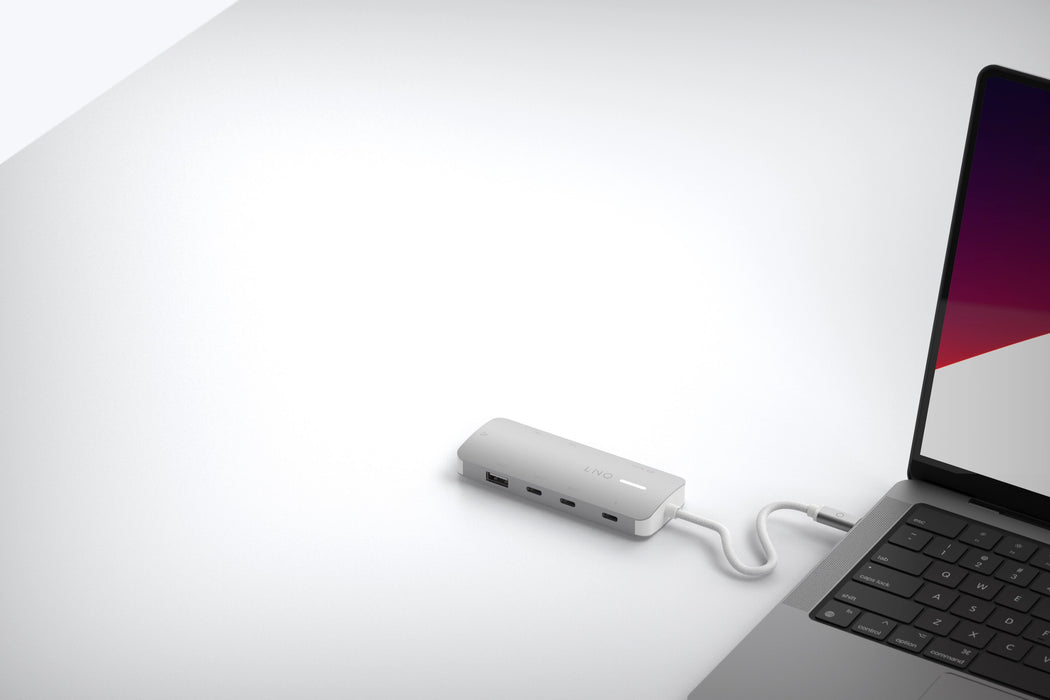 EAN 8720574622737 - LINQ LQ49081PS base para portátil y replicador de puertos Alámbrico USB 3.2 Gen 2 (3.1 Gen 2) Type-C Gris imagen 10