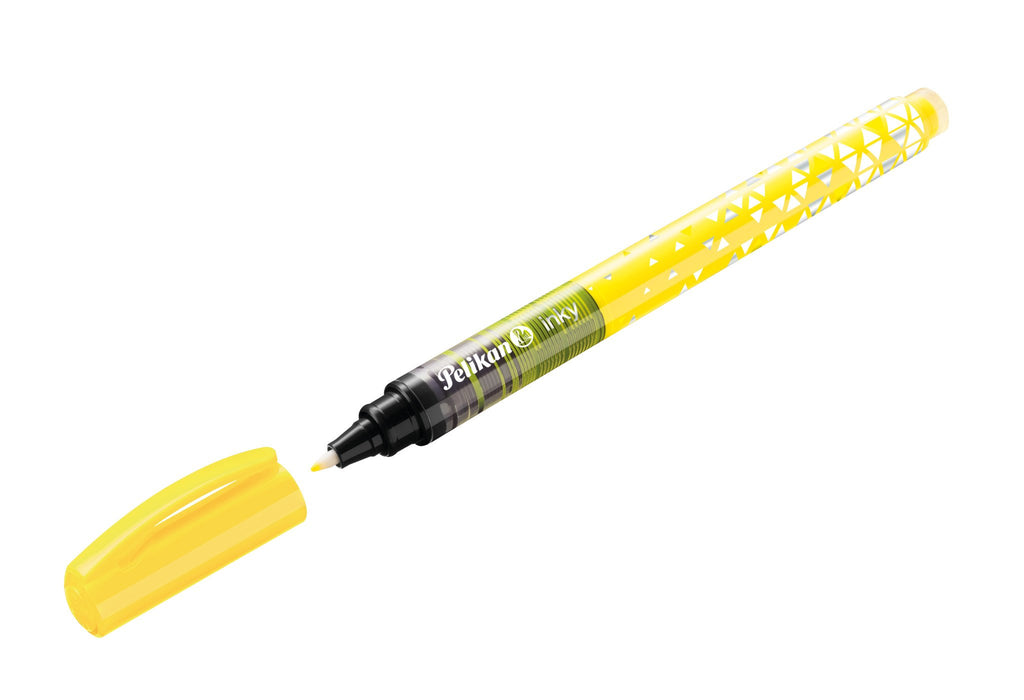 EAN 4012700100313 - Pelikan inky neon Bolígrafo cilíndrico Amarillo 10 pieza(s) imagen 2