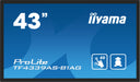 EAN 4948570123872 - iiyama TF4339AS-B1AG pantalla de señalización Pantalla plana para señalización digital 108 cm (42.5") LED imagen 1