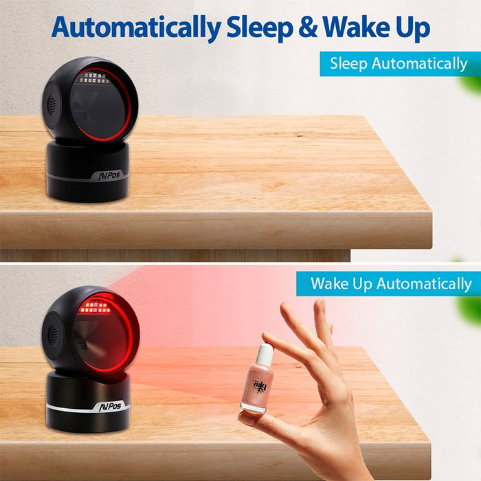 EAN 0646680753210 - AVPos AVP-M680-2D lector de código de barras Lector de códigos de barras fijo 1D/2D CMOS Negro imagen 11