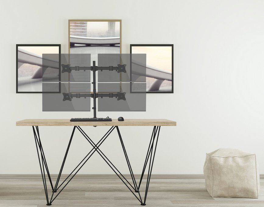 EAN 4015867202210 - Equip 650117 soporte para monitor 68,6 cm (27") Escritorio Negro imagen 4