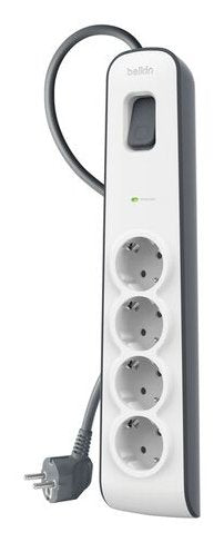 EAN 0745883899432 - Belkin BSV400vf2M-V2 Gris, Blanco 4 salidas AC 250 V 2 m imagen 2