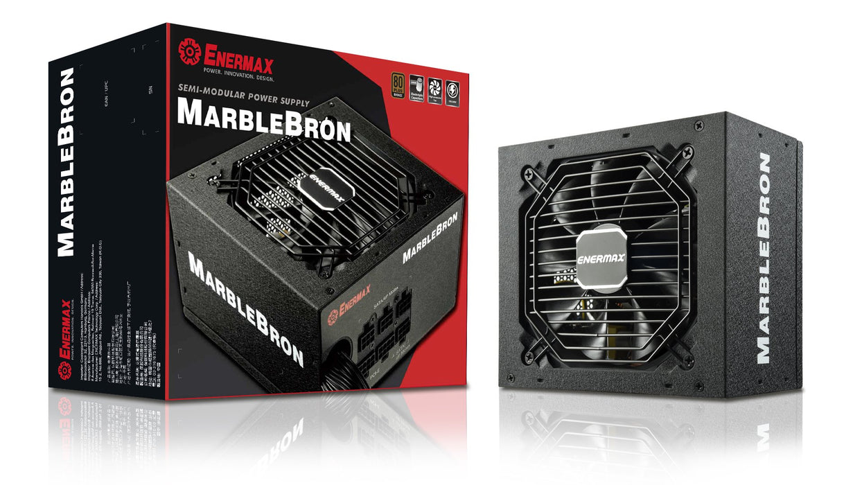EAN 4713157724977 - Enermax MarbleBron unidad de fuente de alimentación 550 W 24-pin ATX ATX Negro imagen 4