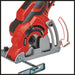EAN 4006825646054 - Einhell TC-CS 89 8,9 cm Negro, Rojo, Plata 7200 RPM 600 W imagen 3