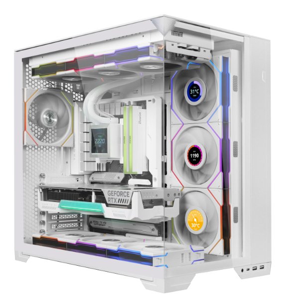 EAN 4718466017307 - Lian Li Uni Fan TL120 LCD Reverse Blade Wireless Carcasa del ordenador Ventilador 12 cm Blanco 1 pieza(s) imagen 4