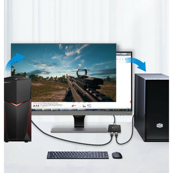 EAN 8059018365535 - Techly IDATA-DP-2DP-8KT interruptor de video DisplayPort imagen 6