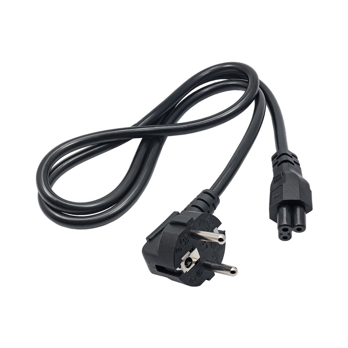 EAN 5901720134523 - Akyga Cable power AK-NB-08A Hybrid standard C/E/F CEE 7/7 - Euro 3-Pin C5 IEC - Kabel - 1 m Negro CEE7/7  imagen 1