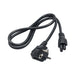 EAN 5901720134523 - Akyga Cable power AK-NB-08A Hybrid standard C/E/F CEE 7/7 - Euro 3-Pin C5 IEC - Kabel - 1 m Negro CEE7/7  imagen 1