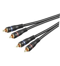 EAN 4040849501203 - Goobay AVK 132-500 5.0m cable de audio 5 m 2 x RCA Negro imagen 1