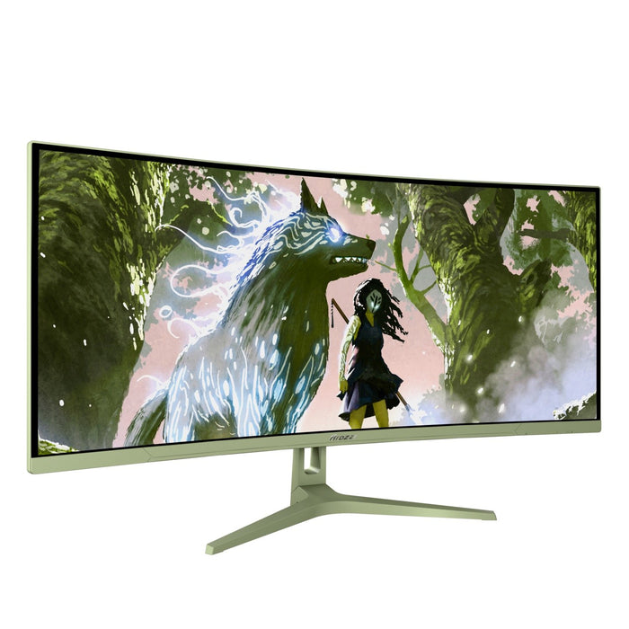 EAN 850054766984 - Arozzi Nova 34″ Curved pantalla para PC 86,4 cm (34") 3440 x 1440 Pixeles 4K Ultra HD LED Verde imagen 2