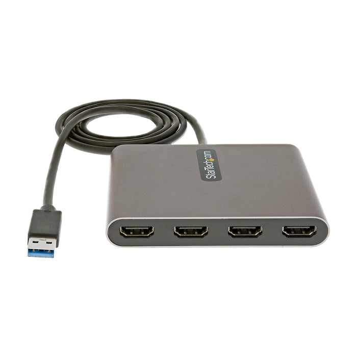 EAN 0065030888721 - StarTech.com USB32HD4 Adaptador gráfico USB 1920 x 1080 Pixeles Gris imagen 3