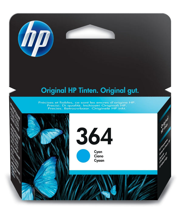 EAN 0883585705269 - HP 364 Cyan Original Ink Cartridge cartucho de tinta 1 pieza(s) Rendimiento estándar imagen 1