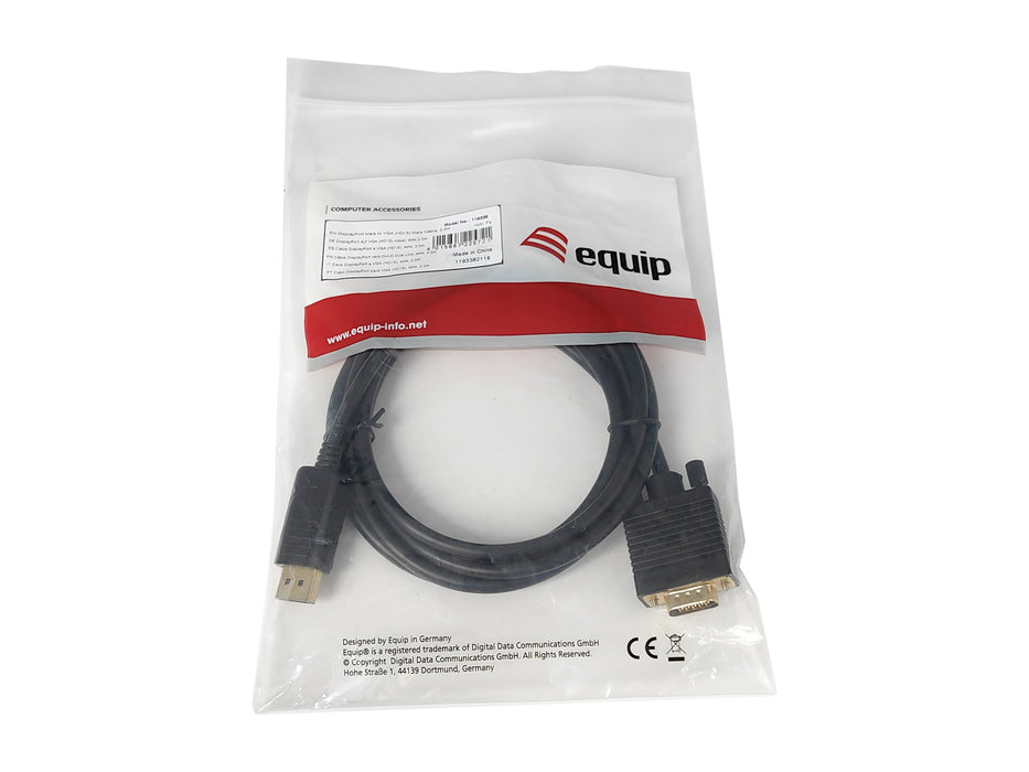 EAN 4015867225721 - Equip 119338 adaptador de cable de vídeo 2 m VGA (D-Sub) Negro imagen 4