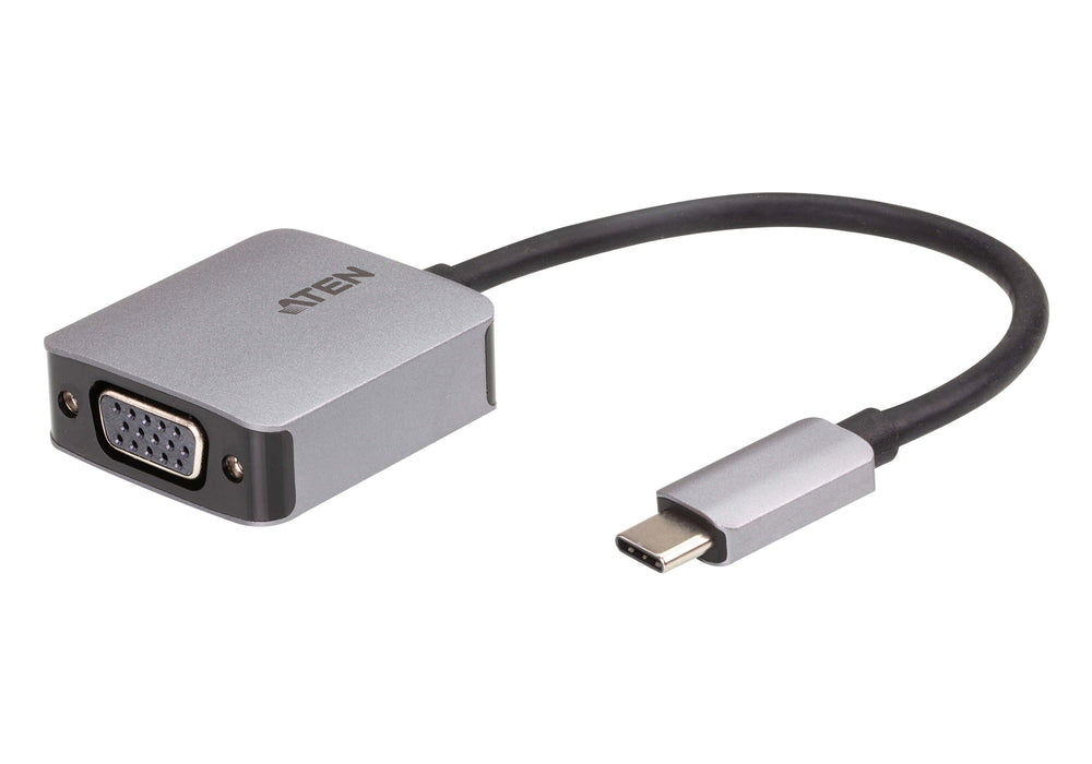 EAN 4710469340000 - ATEN UC3002A-AT adaptador de cable de vídeo USB Tipo C VGA (D-Sub) Negro, Plata imagen 1