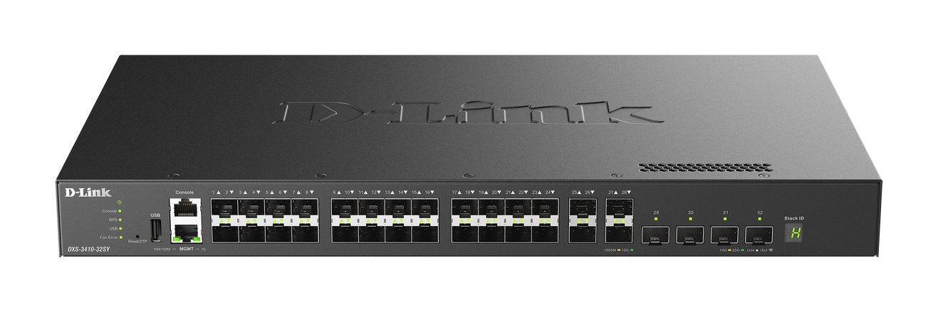 EAN 790069473494 - D-Link DXS-3410-32SY switch Gestionado L3 Negro imagen 1