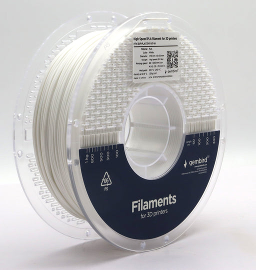 EAN 8716309131575 - Gembird 3DP-PLA1.75HY-01-W material de impresión 3d Ácido poliláctico (PLA) Blanco 1 kg imagen 2