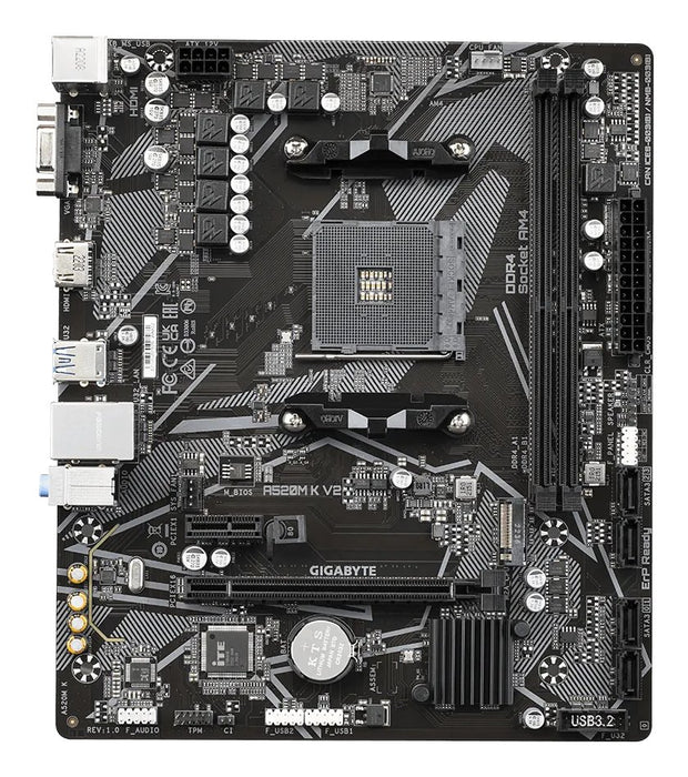 EAN 4719331852771 - GIGABYTE A520M K V2 placa base AMD A520 Zócalo AM4 micro ATX imagen 3