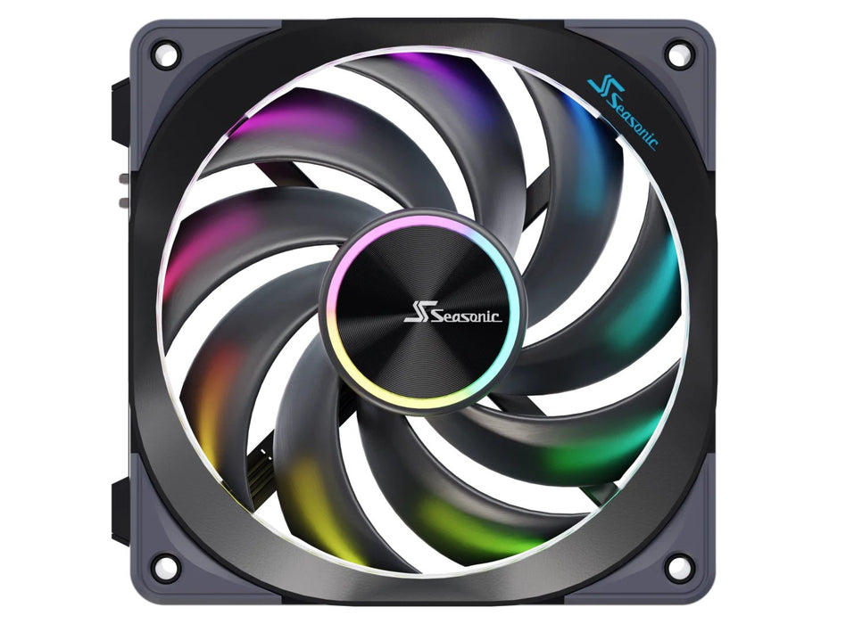 EAN 4711173878087 - Seasonic MagFlow ARGB Carcasa del ordenador Ventilador 12 cm Negro 1 pieza(s) imagen 1