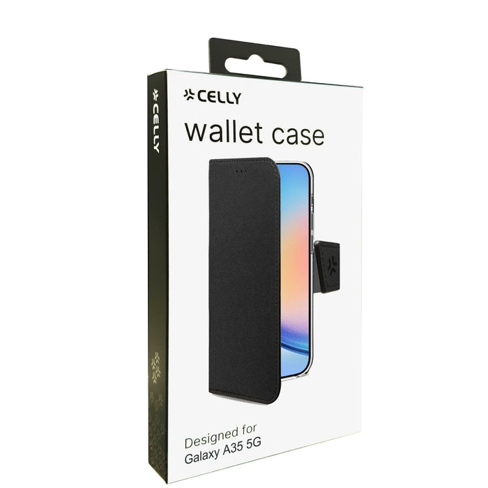 EAN 8021735207078 - Celly WALLY1063 funda para teléfono móvil 16,8 cm (6.6") Funda cartera Negro imagen 5