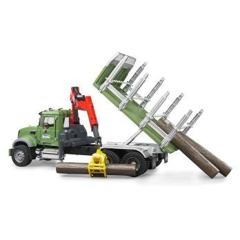 EAN 4001702028244 - BRUDER MACK Granite Timber truck with 3 trunks imagen 4
