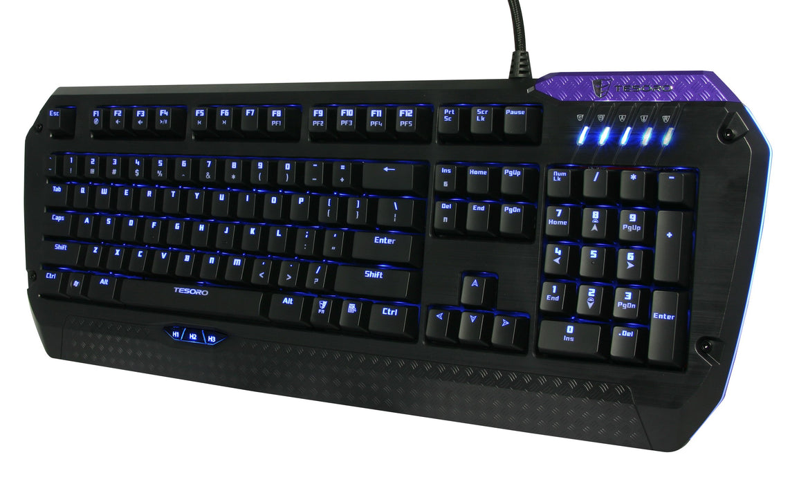 EAN 0609132867323 - Tesoro Lobera teclado Juego USB AZERTY Negro imagen 5