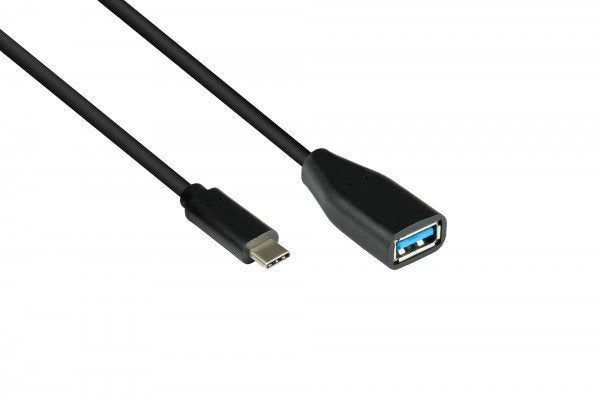 EAN 4014619557585 - Alcasa 2811-OTG cable USB USB 3.2 Gen 1 (3.1 Gen 1) 0,1 m USB C USB A Negro imagen 1