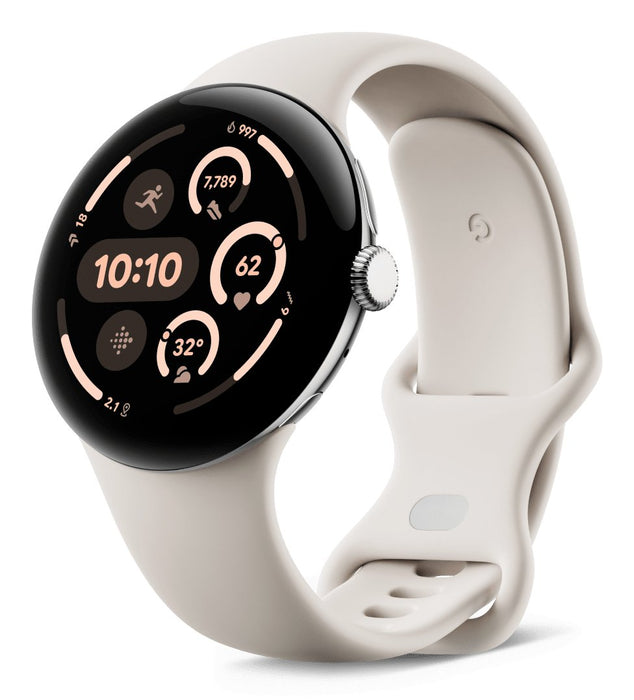 EAN 0840353907812 - Google Pixel Watch 3 AMOLED 45 mm Digital Pantalla táctil 4G Plata Wifi GPS (satélite) imagen 1