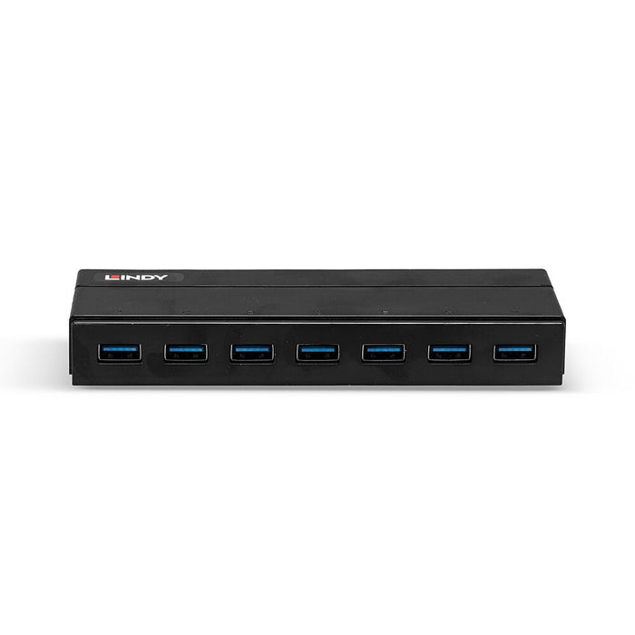 EAN 4002888432283 - Lindy 43228 hub de interfaz USB 3.2 Gen 1 (3.1 Gen 1) Type-A 5000 Mbit/s Negro imagen 3