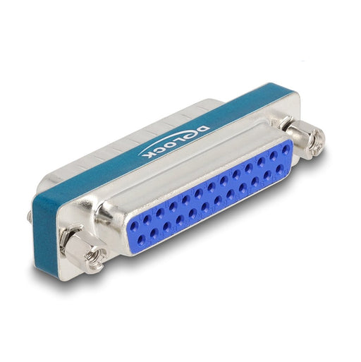 EAN 4043619665495 - DeLOCK 66549 cambiador de género para cable D-Sub 25 pin Azul, Plata imagen 1