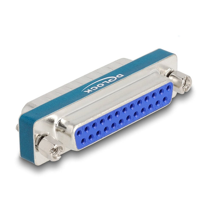EAN 4043619665495 - DeLOCK 66549 cambiador de género para cable D-Sub 25 pin Azul, Plata imagen 1