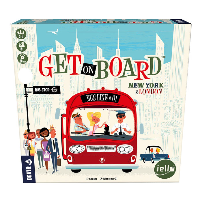 EAN 8436589627000 - Devir Get On Board: New York & London 30 min Juego de mesa Estrategia imagen 5