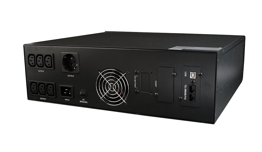 EAN 2000000776361 - Gembird EG-UPSRACK-13 sistema de alimentación ininterrumpida (UPS) Línea interactiva 3 kVA 1800 W 7 salid imagen 2