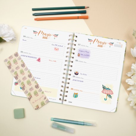 EAN 8422952407096 - Finocam 770300226 agenda Agenda semanal Verde imagen 4