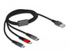 EAN 4043619872770 - DeLOCK 87277 cable USB USB 2.0 USB A Micro-USB B/Lightning/Apple 30-pin Verde, Negro, Rojo, Azul imagen 1