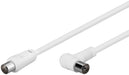 EAN 5711783224754 - Microconnect COAX015WA cable coaxial 1,5 m IEC Blanco imagen 1