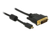 EAN 4043619835867 - DeLOCK 83586 adaptador de cable de vídeo 2 m Micro-HDMI DVI-D Negro imagen 1