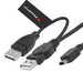 EAN 8436043194789 - Phoenix Technologies 1.5m 2 x USB/Mini USB cable USB USB 2.0 1,5 m Mini-USB B Negro imagen 1