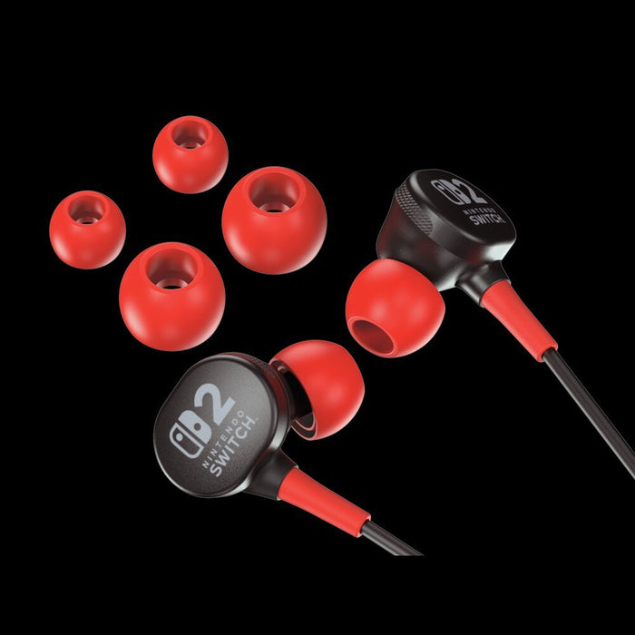 EAN 617885154317 - PowerA Wired Earbuds for Nintendo Switch 2 Auriculares Alámbrico Dentro de oído Juego Negro, Rojo imagen 5